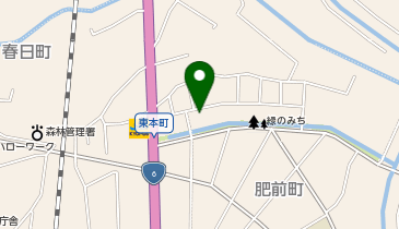 肥前町集会所の地図画像