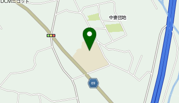 中妻小学校の地図画像