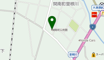 関南町公民館の地図画像