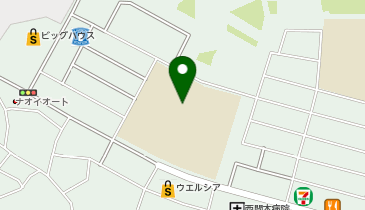 戸頭中学校の地図画像