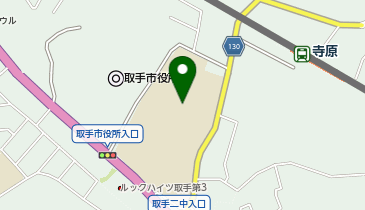 取手第二中学校の地図画像