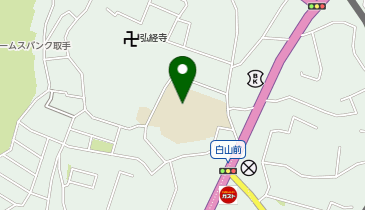 白山小学校の地図画像