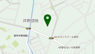旧井野小学校の地図画像