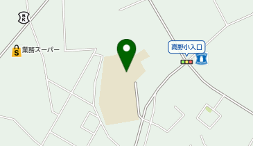 高野小学校の地図画像