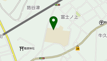 那珂湊第二小学校の地図画像