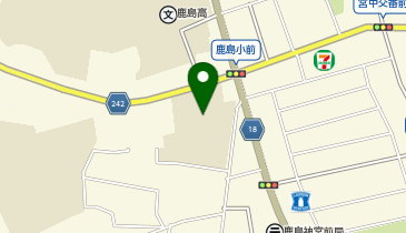 鹿島小学校の地図画像