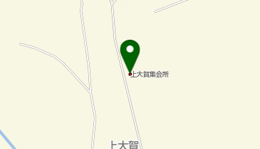 上大賀集会所の地図画像
