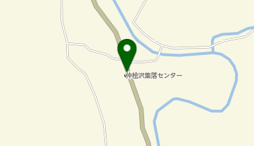 仲檜沢会館の地図画像