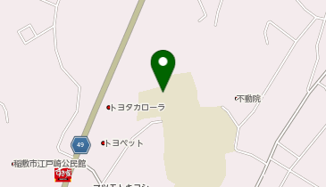 江戸崎中学校の地図画像