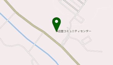 沼里コミュニティセンターの地図画像