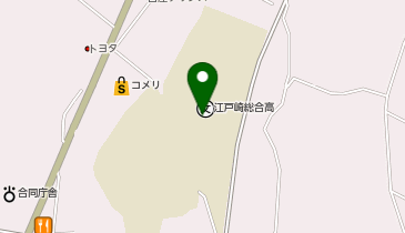 江戸崎総合高等学校の地図画像
