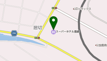 スーパーホテル鹿嶋の地図画像