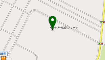 かみす防災アリーナの地図画像