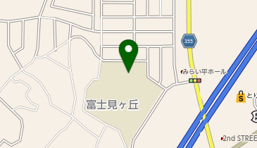 富士見ヶ丘小学校の地図画像