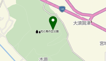 光と風の丘公園の地図画像