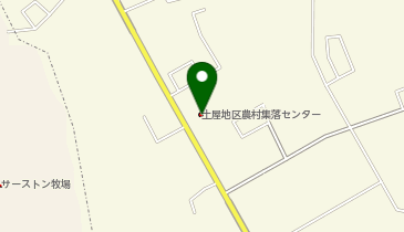 土屋地区農村集落センターの地図画像