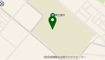 県立医療大学グラウンドの地図画像