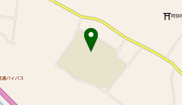 竹来中学校の地図画像