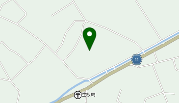 旧生板小学校の地図画像