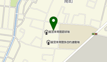 雀宮南地区学習等併用施設の地図画像