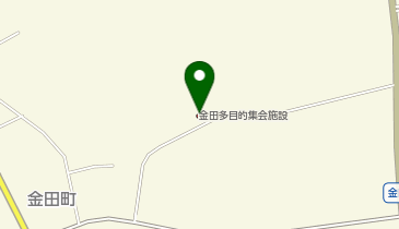 金田多目的集会施設の地図画像