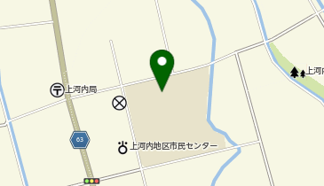 上河内中学校の地図画像