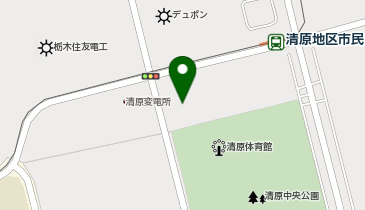 清原地区市民センターの地図画像