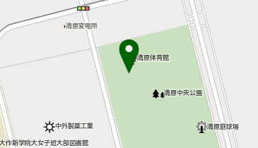 清原体育館の地図画像