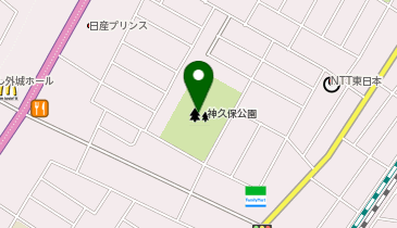 神久保公園の地図画像