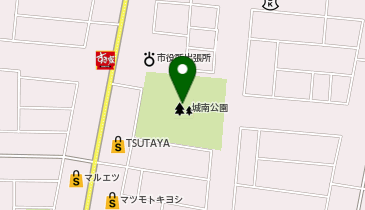 城南公園の地図画像
