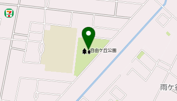 自由ケ丘公園の地図画像