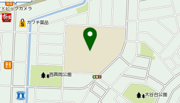 真岡西小学校の地図画像