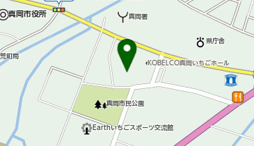 真岡市公民館の地図画像