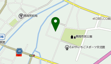 真岡市総合体育館の地図画像