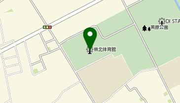 県立県北体育館の地図画像