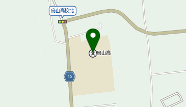 烏山高等学校の地図画像