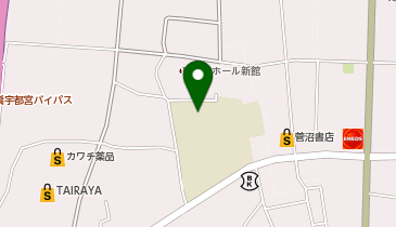 上三川小学校の地図画像