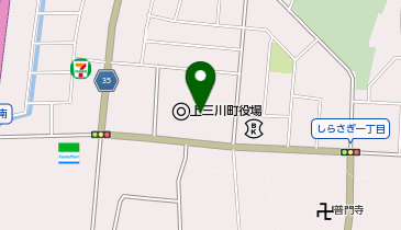 上三川町役場の地図画像