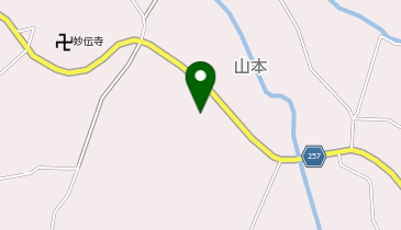 旧山本小学校の地図画像