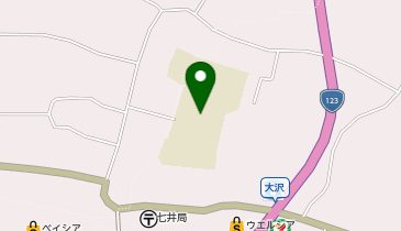 七井小学校の地図画像