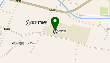 県立茂木高等学校の地図画像