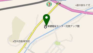 元気アップ館の地図画像