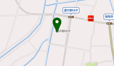 道の駅はがの地図画像