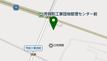 町工業団地管理センターの地図画像