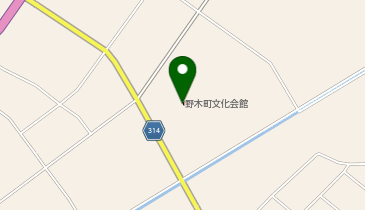 野木町文化会館の地図画像