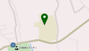 那須中学校の地図画像