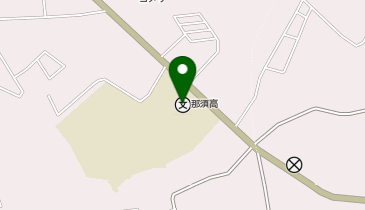 那須高等学校の地図画像