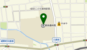 県立勢多農林高等学校の地図画像