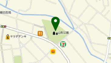 山形公園の地図画像