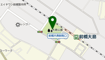 大島公園の地図画像